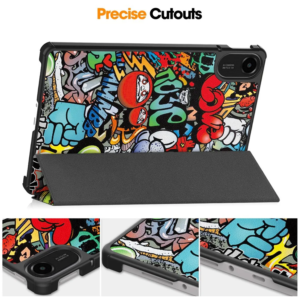 Калъф за Xiaomi Redmi Pad 2 – Techsuit FoldPro Urban Vibe – стилна 360° защита и удобство - Image 4