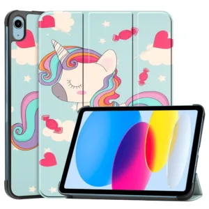 Калъф за iPad 10 (2022) 10.9 / 11 (2025) &ndash; Techsuit FoldPro &ndash; Еднорог &ndash; 360&deg; защита и отличителен стил