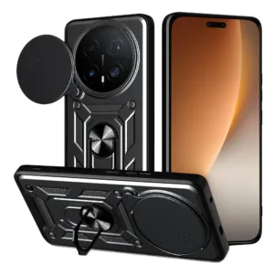 Противоударен калъф Teинтелигентна chsuit CamShield Series за Honor Magic8 Pro &ndash; Премиум защита и функционалност черен