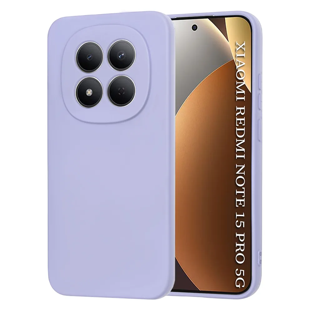 Калъф за Xiaomi Redmi Note 15 Pro+ 5G – Techsuit SoftFlex – гъвкава защита и комфорт всеки ден лилав