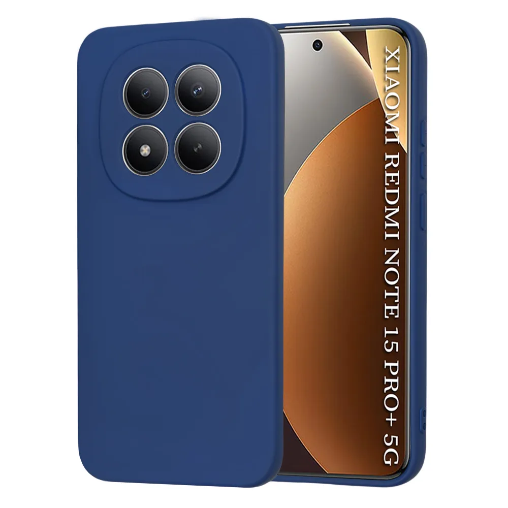 Калъф за Xiaomi Redmi Note 15 Pro+ 5G – Techsuit SoftFlex – гъвкава защита и комфорт всеки ден син
