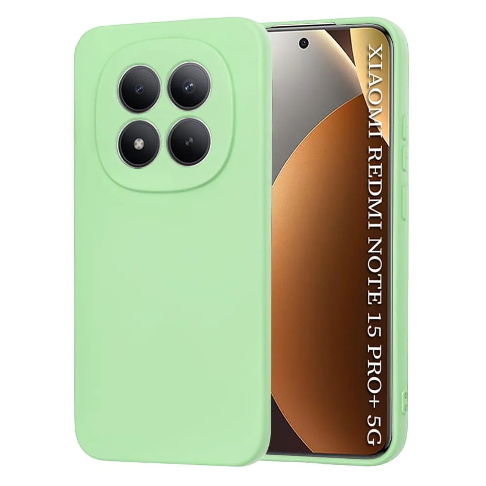 Калъф за Xiaomi Redmi Note 15 Pro+ 5G – Techsuit SoftFlex – гъвкава защита и комфорт всеки ден зелен