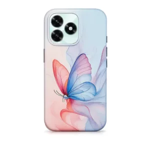 Силиконов калъф ADMIRABLE с артистичен дизайн за Honor X5c Plus &ndash; Colorful Fly