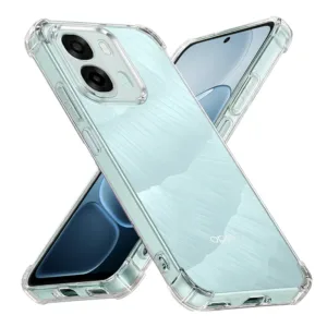 Калъф за Oppo A6x &ndash; Techsuit Shockproof Clear Silicone &ndash; Прозрачен