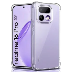 Калъф за Realme 16 Pro &ndash; Techsuit Shockproof Clear Silicone