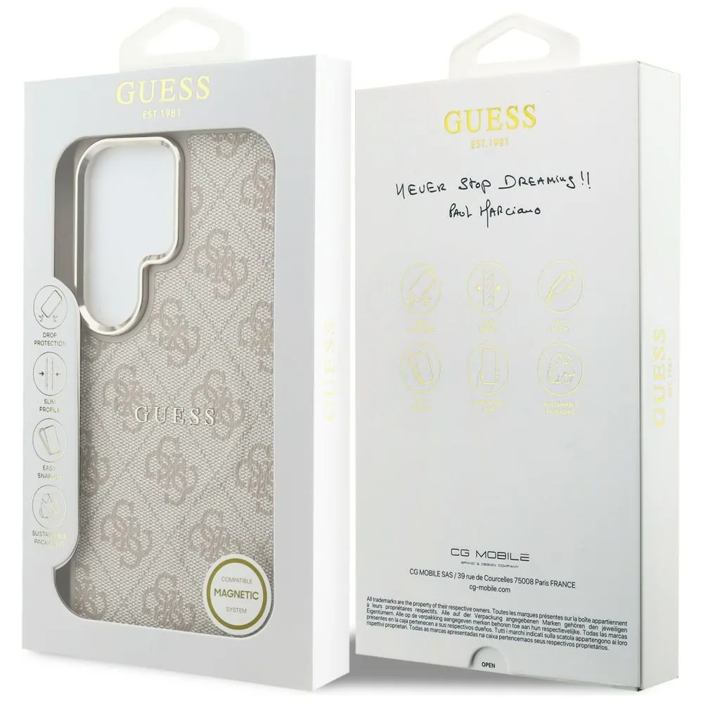 Калъф за Samsung Galaxy S26 Ultra – Guess 4G Embossed Ring MagSafe (GUHMS26LP4MSEGCP) - Image 7