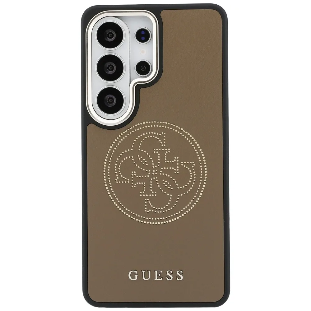 Калъф за Samsung Galaxy S26 Ultra – Guess Perforated Logo MagSafe (GUHMS26L5PG4SRGW) – Кафяв - Image 5