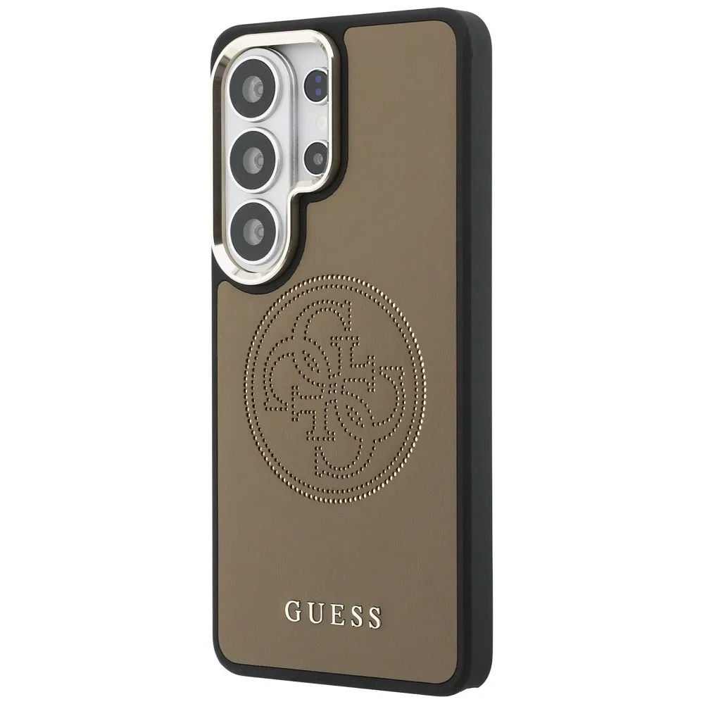 Калъф за Samsung Galaxy S26 Ultra – Guess Perforated Logo MagSafe (GUHMS26L5PG4SRGW) – Кафяв - Image 6