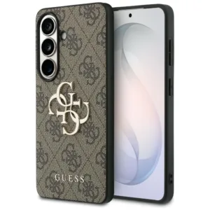 Калъф за Samsung Galaxy S26 – Guess Hardcase 4G Big Metal Logo (GUHCS26S4GMGMGBR) – Brown