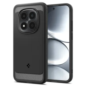 Калъф за Xiaomi Redmi Note 15 Pro 5G &ndash; Spigen Rugged Armor (ACS10460) &ndash; Matte Black