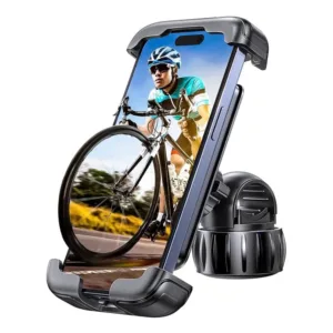 Поставка за телефон за велосипед 4&ndash;7" с магнит и 360&deg; въртене &ndash; Lisen (YL0423080007) &ndash; Черна