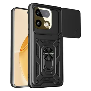 Противоударен калъф Techsuit CamShield Series за Realme 16 Pro+ &ndash; Надеждна защита и модерен дизайн черен