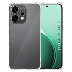 Прозрачен силиконов калъф за Oppo Reno14 &ndash; защита, която запазва дизайна