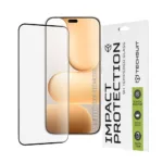 Стъклен протектор за Honor 600 Lite – Techsuit 111D Full Cover / Full Glue Glass – стандартна и privacy защита с пълно залепване