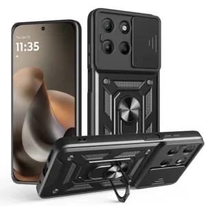 Калъф за Motorola Moto G77 &ndash; Techsuit CamShield Series черен