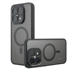Xiaomi 17 &ndash; Techsuit PureFrost MagSafe &ndash; Премиум Матиран Черен с Магнитна Защита