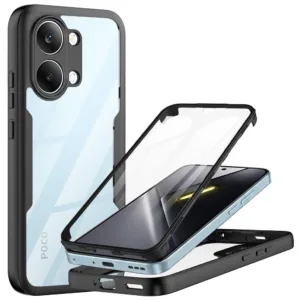 360&deg; Калъф Techsuit ColorVerse Series за Xiaomi Poco X8 Pro Max &ndash; максимална защита и премиум удобство черен
