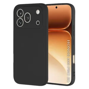 Калъф Techsuit SoftFlex за Honor 600 Pro &ndash; мек силикон и надеждна ежедневна защита черен