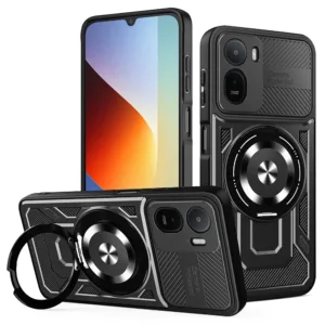 Калъф за Xiaomi Redmi A7 Pro 4G &ndash; Techsuit RuggedCam кейс с подсилена защита и MagSafe черен