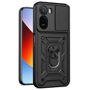 Противоударен калъф Techsuit CamShield Series за Xiaomi Redmi A7 Pro 4G &ndash; Сигурна защита за бюджетен смартфон черен