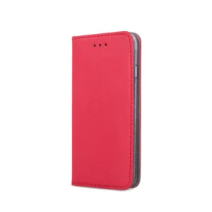 Smart Magnet калъф за Honor 400 Smart / X7d &ndash; червен магнитен кейс с джоб и стойка