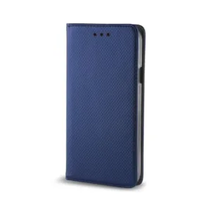 Smart Magnet калъф за Honor 400 Smart / X7d &ndash; син магнитен кейс с джоб и стойка