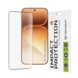Стъклен протектор за Honor 600 / 600 Pro &ndash; Techsuit 111D Full Cover / Full Glue Glass &ndash; Classic