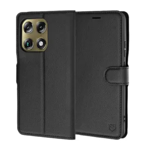 Калъф Techsuit Leather Folio за Motorola Signature &ndash; Черен кейс тип книга с елегантна защита