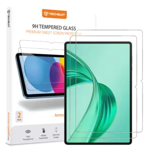 Стъклен протектор Techsuit ArmorGlass CrystalHD за Honor Pad X8a / Oppo Pad (2022) / Xiaomi Pad 6 / Pad 6 Pro (2 броя)