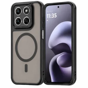 Калъф Techsuit HaloFrost II MagSafe за Motorola Moto G87 / Moto G77 черен