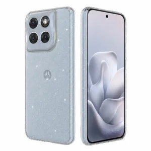 Калъф за Motorola Edge 70 Fusion &ndash; удароустойчив блестящ силиконов кейс &ndash; стил и сигурна защита