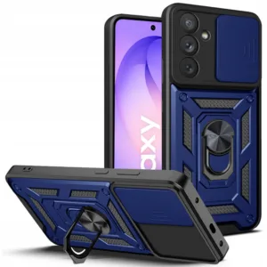 Противоударен калъф Techsuit CamShield Series за Samsung Galaxy S26 FE &ndash; Премиум защита за твоя Galaxy син