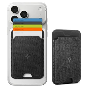 Портфейл за телефон с 5 отделения Spigen Urban Fit (AFA11335) MagSafe &ndash; Черен