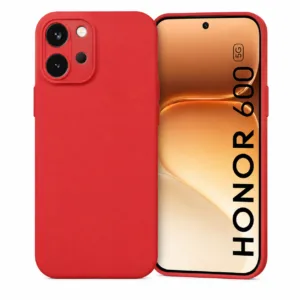 Силиконов калъф за Honor 600 &ndash; червен