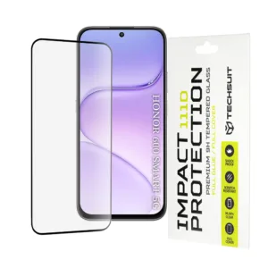Стъклен протектор за Honor 600 Smart &ndash; Techsuit 111D Full Cover / Full Glue Glass &ndash; Classic & Privacy