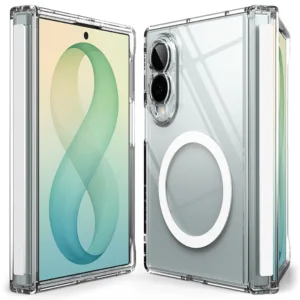 Прозрачен калъф за Samsung Galaxy Z Fold8 Ringke Fusion Flap Magnetic