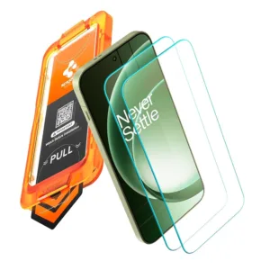 Стъклен протектор за OnePlus 15R Spigen Glas.TR Align Master S, 2 бр., прозрачен