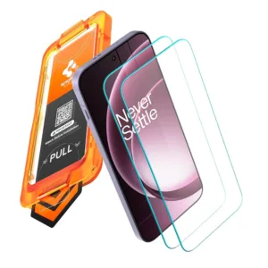 Стъклен протектор за OnePlus 15 Spigen Glas.TR Align Master S, 2 бр., прозрачен