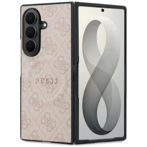Калъф за Samsung Galaxy Z Fold8 Ultra Guess 4G Leather Classic MagSafe &ndash; розов