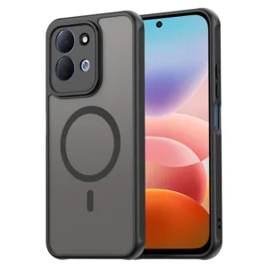 Калъф за Xiaomi Redmi 17 4G / Redmi 17 5G Techsuit HaloFrost II MagSafe, черен