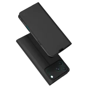 Калъф за iPhone 18 Pro и iPhone 17 Pro Techsuit Magskin Book, черен