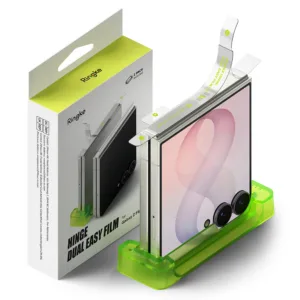Защитно фолио за панта Samsung Galaxy Z Flip8 Ringke Hinge Dual Easy Film, прозрачно, 2 броя
