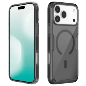 Калъф за iPhone 18 Pro / iPhone 17 Pro Nillkin Nature TPU Pro MagSafe, прозрачен/черен