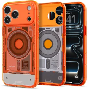 Калъф за iPhone 18 Pro / iPhone 17 Pro Spigen Ultra Hybrid C-One MagSafe &ndash; Tangerine