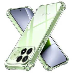 Прозрачен калъф за Xiaomi Poco F9 Pro Techsuit Shockproof Clear Silicone