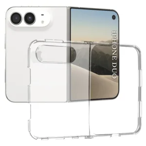 Прозрачен калъф за Duo iPhone Techsuit Clear Silicone