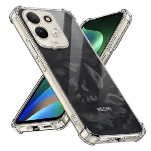 Калъф за Xiaomi Redmi 17 4G / Redmi 17 5G Techsuit Shockproof Clear Silicone прозрачен