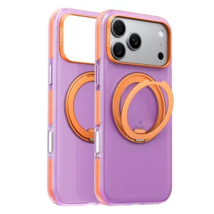 Калъф за iPhone 18 Pro Max и iPhone 17 Pro Max Torras Ostand O3 Hue &ndash; Лилав