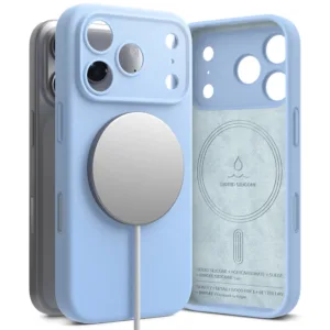 Калъф за iPhone 18 Pro Ringke Silicone MagSafe &ndash; Син