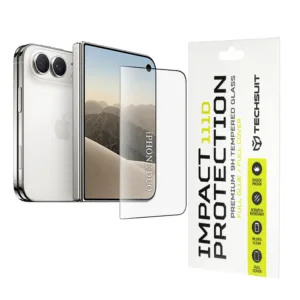 Стъклен протектор Techsuit 111D Full Cover Full Glue, черен